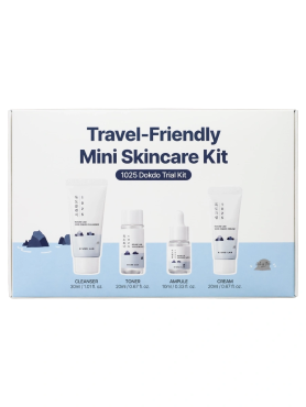 Дорожный набор с морской водой: пенка + тонер + сыворотка + крем