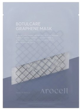 Графеновая маска «эффект микротоков» с ботулиническим пептидом и коллагеном