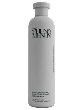 Лимфодренажный антицеллюлитный гель с охлаждающим эффектом с экстрактом чаги