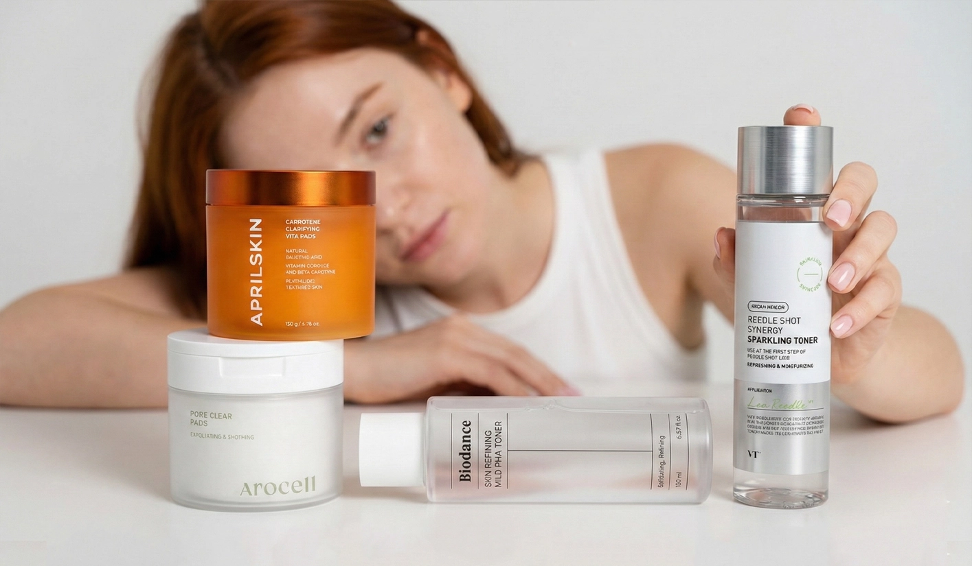 Пилинг-пэды и тонеры: ключевой дуэт для сияющей и обновлённой кожи