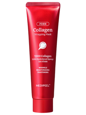 Подтягивающая маска-плёнка с ПДРН и коллагеном для сияния кожи