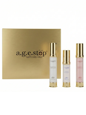 Омолаживающий подарочный набор: сыворотка + крем + крем для глаз