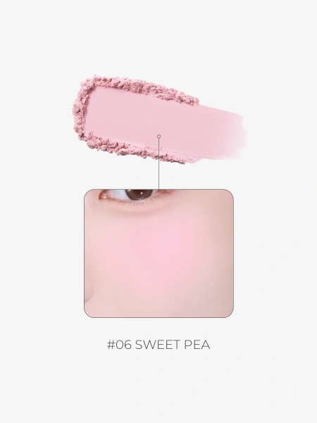 BBIA Ультратонкие пудровые румяна – нежно-розовый Last Blush – 06 Sweet Pea 4 гр фото 1