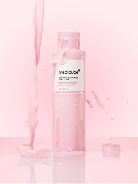 Medicube Молочный тонер с ПДРН и ниацинамидом PDRN Pink Niacinamide Milky Toner 150 мл фото 3