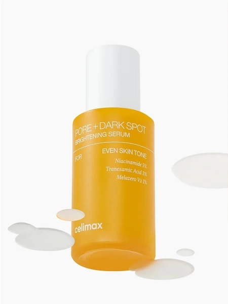 Celimax Осветляющая сыворотка против пигментации Pore + Dark Spot Brightening Serum 30 мл фото 5
