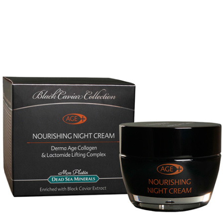 Ночной питательный крем c черной икрой Nourishing night cream derma-age 50мл