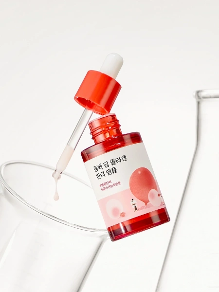 Round Lab Укрепляющая сыворотка с экстрактом камелии и коллагеном Camellia Deep Collagen Firming Ampoule 30 мл фото 5