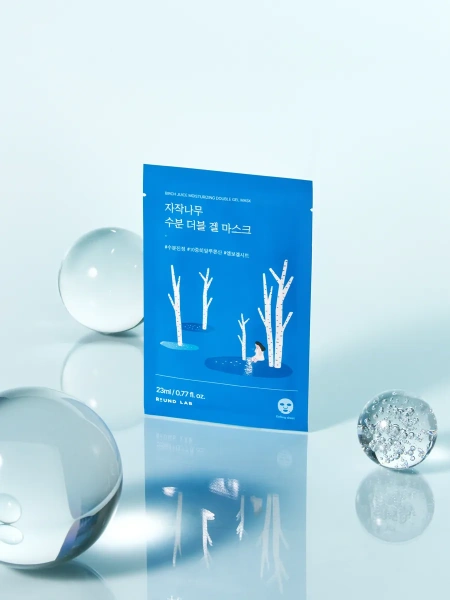 Round Lab Увлажняющая гелевая маска с березовым соком Birch Juice Moisturizing Double Gel Mask 23 мл фото 2