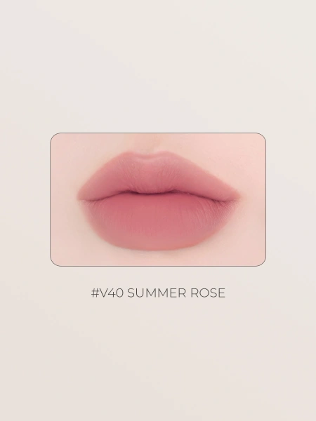 BBIA Вельветовый тинт для губ – пыльная роза Last Velvet Tint – V40 Summer Rose 1.1 гр фото 1