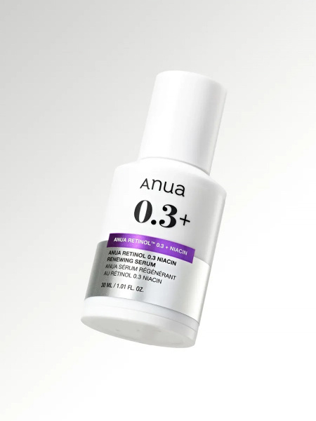 Anua Обновляющая сыворотка с ретинолом и ниацинамидом Nano Retinol 0,3% + Niacin Renewing Serum 30 мл фото 7