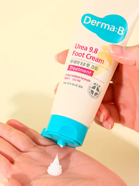 Derma:B Крем для ног с мочевиной на ламеллярной эмульсии Urea 9.8 Foot Cream 80 мл фото 1
