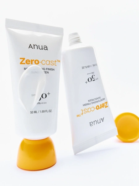 Anua Увлажняющий солнцезащитный крем SPF50 Zero-Cast Moisturizing Finish Sunscreen 50 мл фото 1
