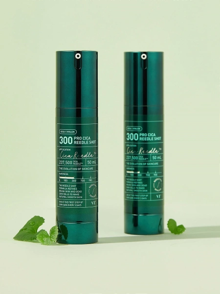 VT Cosmetics Интенсивная бустер-сыворотка с микроиглами и центеллой для чувствительной кожи Pro Cica Reedle Shot 300 50 мл фото 1