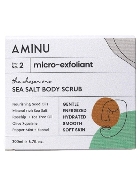 Aminu Скраб для тела с морской солью Sea Salt Body Scrub 200 мл фото 4