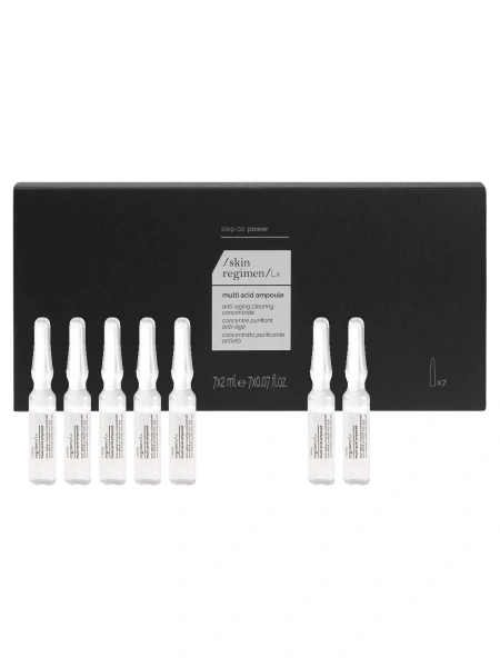 Skin Regimen Ампулы для лица с кислотами для омоложения и обновления кожи LX Multi Acid Ampoule 2 мл х 7 шт