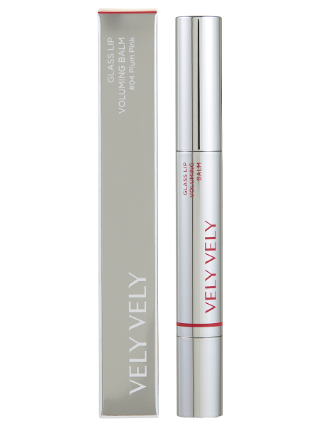 Vely Vely Тающий бальзам для объема губ – розовый Glass Lip Voluming Balm – 04 Plum Pink 1.7 гр фото 12