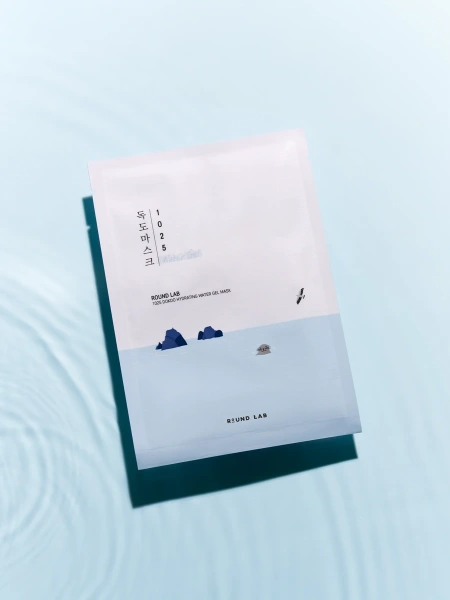 Round Lab Ультратонкая тканевая маска для глубокого увлажнения 1025 Dokdo Hydrating Water Gel Mask 30 мл х 10 шт фото 1