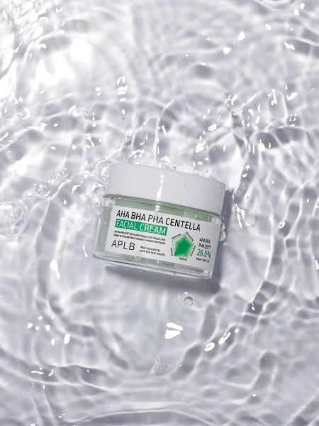 APLB Успокаивающий крем против воспалений AHA BHA PHA Centella Facial Cream 55 мл фото 6