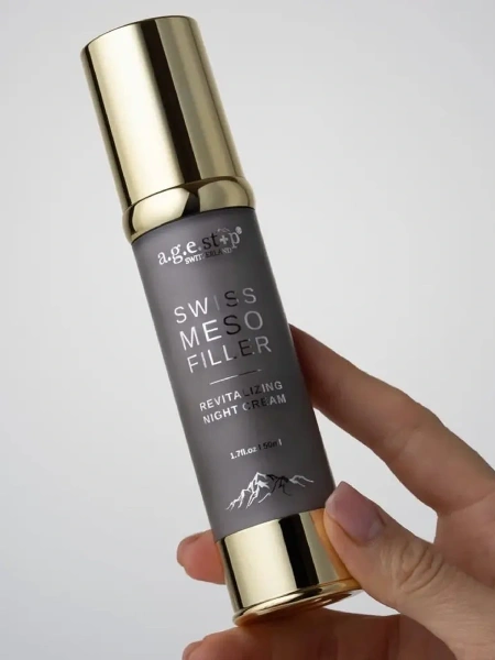 a.g.e.stop Восстанавливающий ночной крем для лица Swiss Meso Filler Revitalizing Night Cream 50 мл фото 4