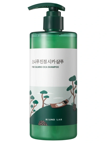 Round Lab Успокаивающий шампунь для волос с экстрактами сосны и центеллы Pine Calming Cica Shampoo 400 мл