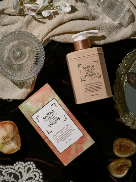 Teabless Парфюмированный лосьон «Инжир, Персик» Fig Peach Oolong Tea Perfume Body Lotion 480 гр фото 5