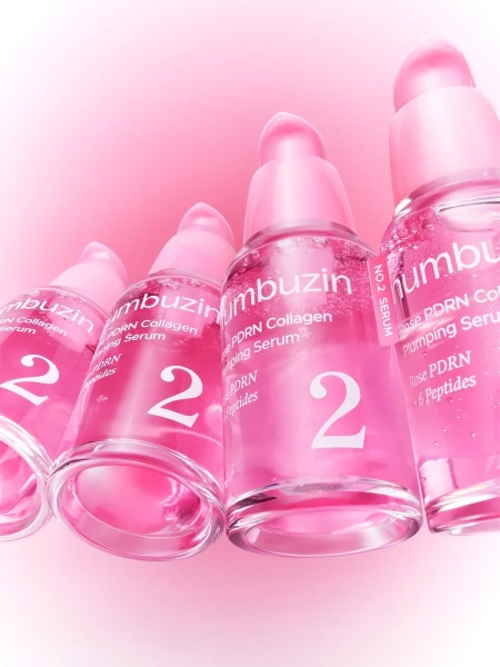 Numbuzin Увлажняющая сыворотка с ПДРН и пептидами для сияния кожи No.2 Rose PDRN Collagen Plumping Serum 30 мл фото 5