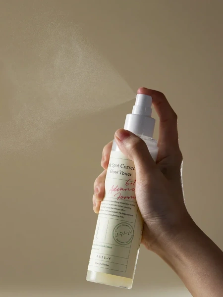Axis-y Осветляющий двухфазный тонер-мист от пигментации и постакне Dark Spot Correcting Glow Toner 125 мл фото 3