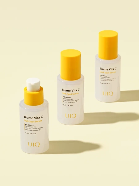 UIQ Осветляющая сыворотка с витамином С Biome Vita C Dark Spot Serum 30 мл фото 4