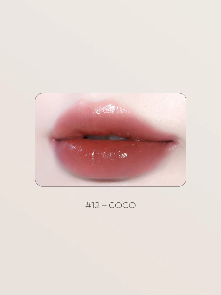 BBIA Глянцевый тинт для губ – бордовый Glow Lip Tint – 12 Coco 3.2 гр фото 1