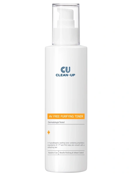 CU Skin Себорегулирующий тонер для проблемной кожи Clean-Up AV Free Purifying Toner 200 мл