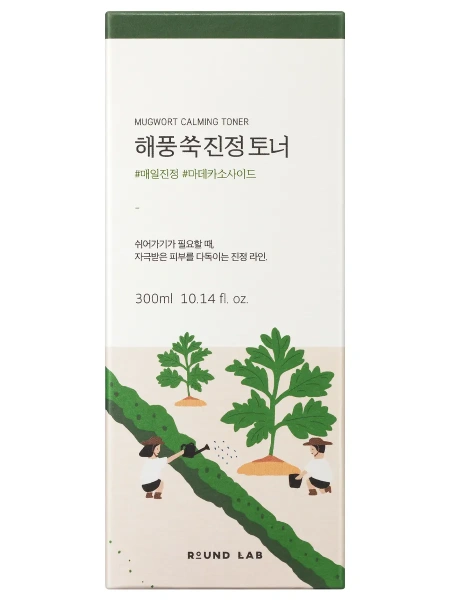Round Lab Успокаивающий тонер с экстрактом полыни Mugwort Calming Toner 300 мл фото 4