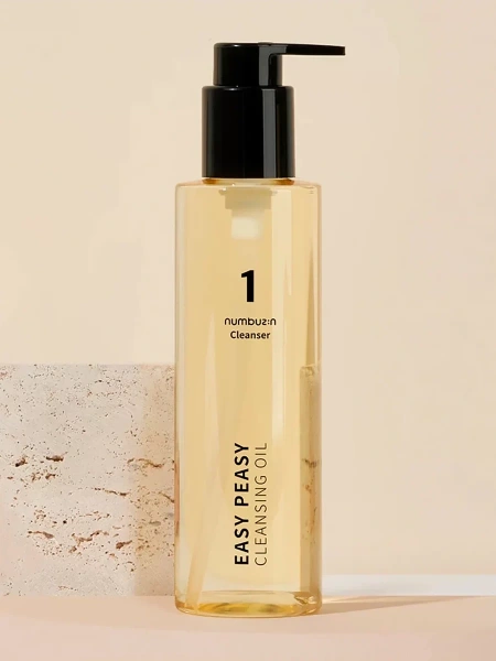 Numbuzin Лёгкое гидрофильное масло от чёрных точек No.1 Easy Peasy Cleansing Oil 200 мл фото 5