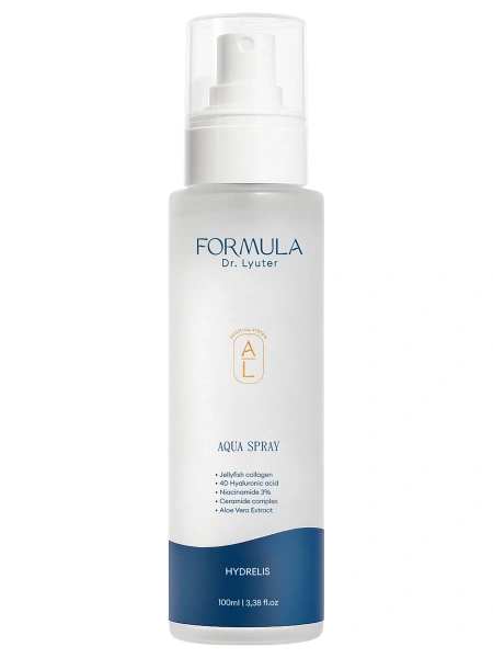 Formula Dr. Lyuter Освежающий спрей с гиалуроновой кислотой Hydrelis Aqua Spray 100 мл