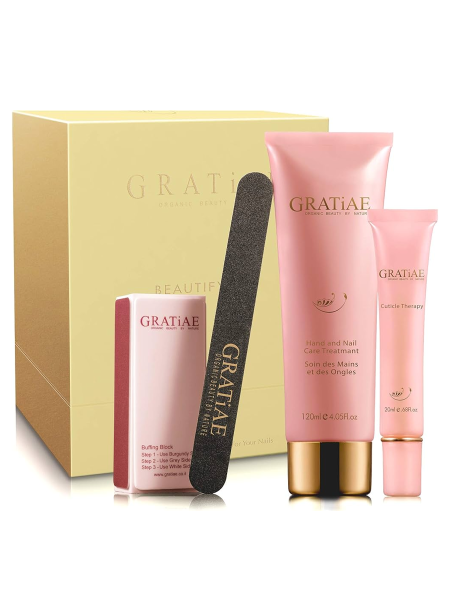 Gratiae Набор для ухода за руками и ногтями Hand&Nail Kit – Apple, Green Tea, Ginger 120+20 мл