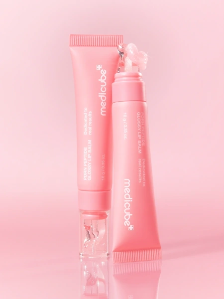 Medicube Глянцевый бальзам для губ с ПДРН и пептидами PDRN Peptide Glossy Lip Balm 10 гр фото 1