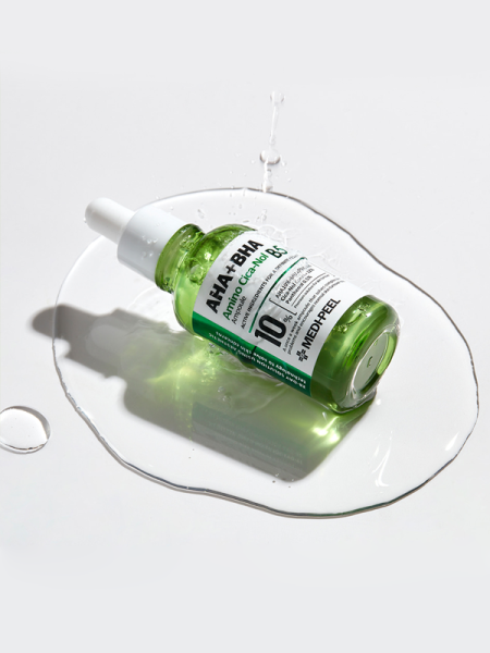 Medi-Peel Отшелушивающая ампула с кислотами и центеллой AHA BHA Amino Cica-Nol B5 Ampoule 30 мл фото 1