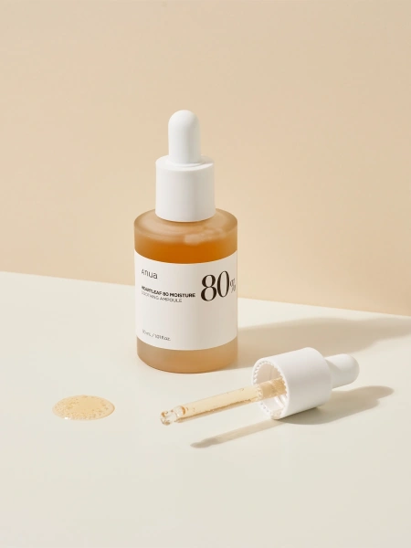 Anua Успокаивающая ампула на основе экстракта хауттюйнии Heartleaf 80% Moisture Soothing Ampoule 30 мл фото 8
