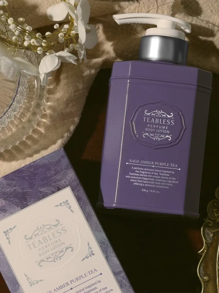Teabless Парфюмированный лосьон «Амбра, Шалфей» Sage Amber Purple Tea Perfume Body Lotion 250 гр фото 7