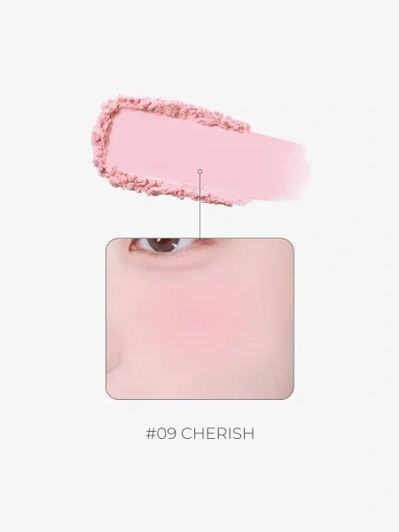 BBIA Ультратонкие пудровые румяна – молочно-розовый Last Blush – 09 Cherish 4 гр фото 1