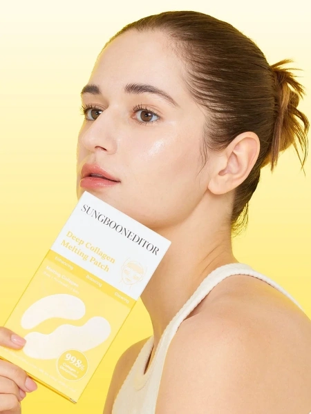 Sungboon Editor Набор тающих патчей с коллагеном и пептидами Deep Collagen Melting Patch 0.28 х 3 шт + 0.46 гр х 3 шт фото 1