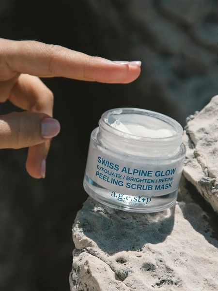 a.g.e.stop Пилинг-скраб для сияния кожи Swiss Alpine Glow Peeling Scrub Mask 50 мл фото 5