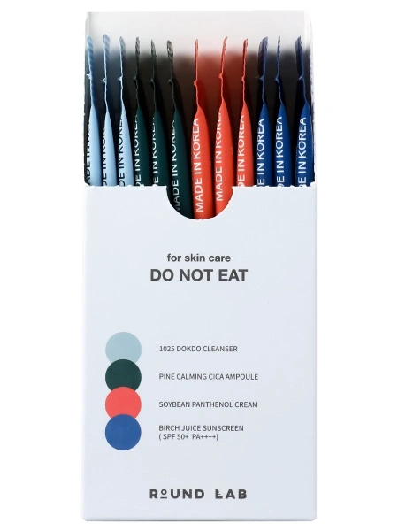 Round Lab Набор саше: пенка + сыворотка + крем + санскрин Stick Pouch Kit 3 мл х 12 шт фото 9