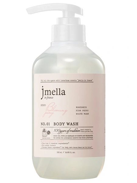Jmella Парфюмированный гель для душа In France Blooming Peony Body Wash 500 мл
