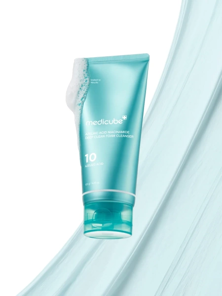 Medicube Очищающая пенка с азелаиновой кислотой и ниацинамидом Azelaic Acid Niacinamide Deep Clean Foam Cleanser 120 мл фото 3