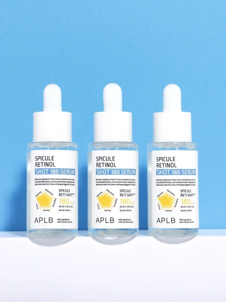 APLB Обновляющая сыворотка со спикулами и ретинолом Spicule Retinol Shot 180 Serum 40 мл фото 4