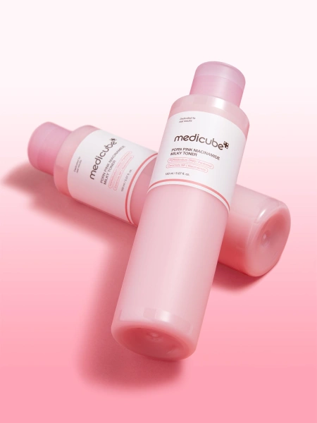 Medicube Молочный тонер с ПДРН и ниацинамидом PDRN Pink Niacinamide Milky Toner 150 мл фото 5