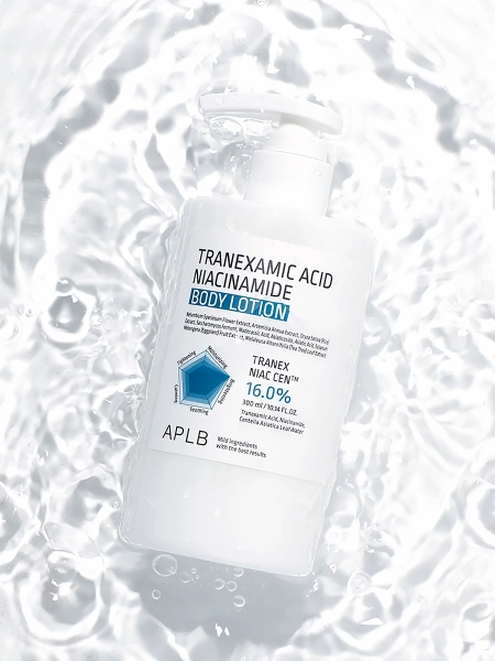 APLB Осветляющий лосьон для тела с транексамовой кислотой и ниацинамидом Tranexamic Acid Niacinamide Body Lotion 300 мл фото 6