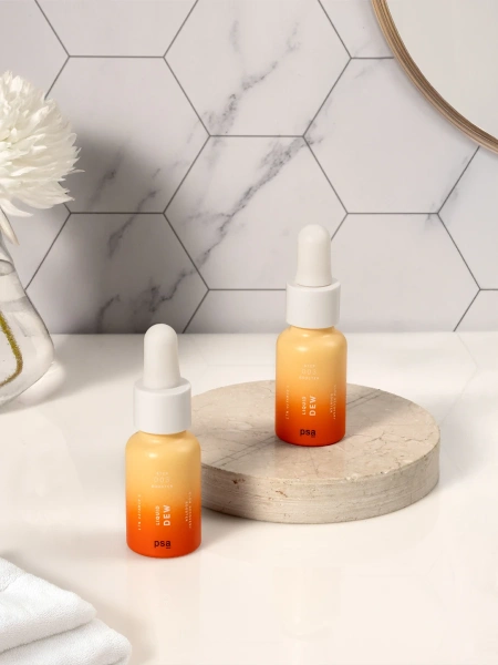 PSA Антиоксидантный бустер с 17% витамина С для сияния и ровного тона Liquid Dew 17% Vitamin C Glow Recovery Booster 15 мл фото 10