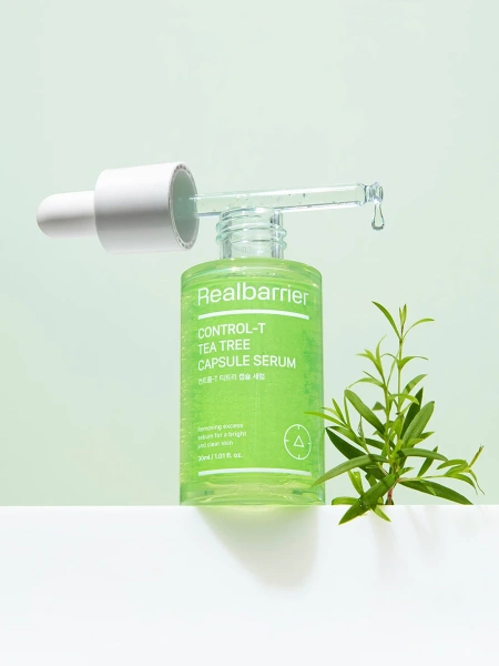 Real Barrier Себорегулирующая сыворотка для жирной кожи Control-T Tea Tree Capsule Serum 30 мл фото 5