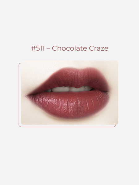 Стойкая матовая помада для губ – 511 шоколад ZEESEA Light Matte Liquid Lip Stain – Chocolate Craze - купить 1 290 ₽ 